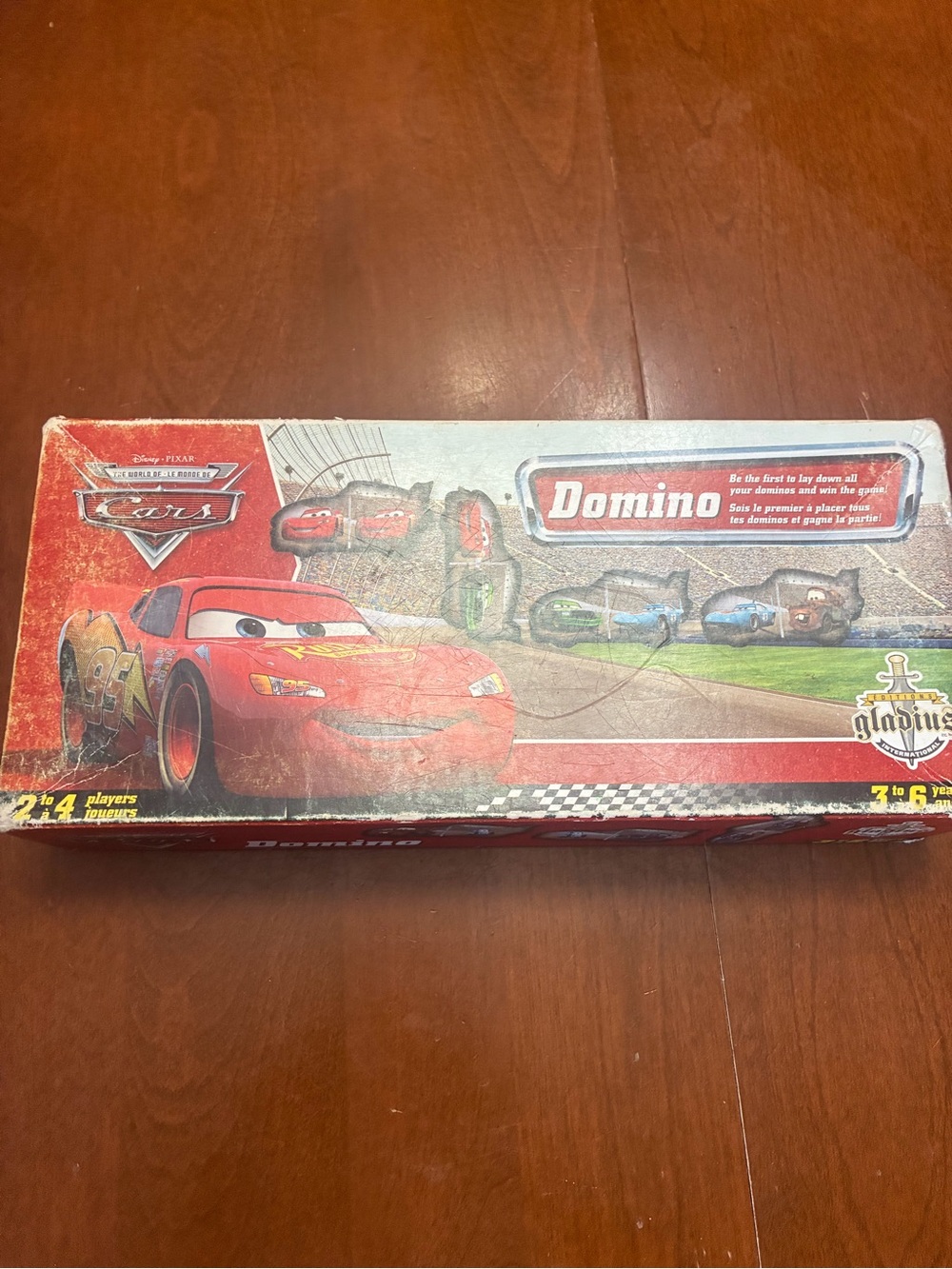 Disney Cars Red Domino Game for Kids